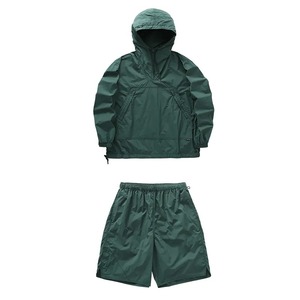 Custom Youth Windbreaker Shorts and Hooded Jacket Set <b>Zip</b> <b>Up</b> Nylon Tracksuit Two Piece Lightweight Breathable Activewear - Product Image 5