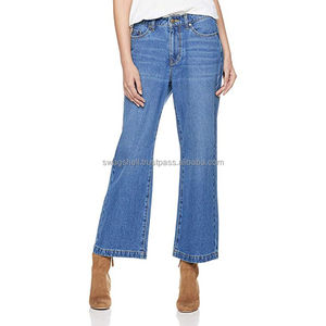 Nueva llegada ropa de calle de moda de cintura alta Casual para mujer Jeans cómodos pantalones de mezclilla transpirable de secado rápido servicio OEM - Product Image 4