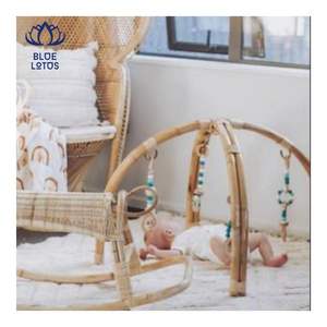 Gimnasio para Bebés de Ratán Hecho a Mano de Primera Calidad 2026, Estructura de Juego Resistente para Bebés, Ayuda al Aprendizaje Temprano y Decoración de la Guardería - Product Image 2