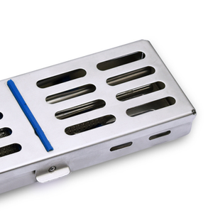 <b>Small</b> Dental Sterilization Cassette 7.25x2.25x0.75 Inch Stainless Steel Mini Instrument Tray Autoclavable Surgical <b>Storage</b> <b>Box</b> - Product Image 5