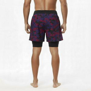Shorts décontractés pour hommes OEM, couleur unie, été, séchage rapide, extensibles, multi-poches, haute qualité, légers, pour activités de plein air - Product Image 3
