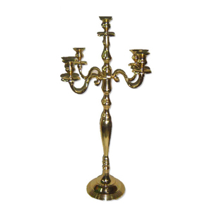 Metal Candle Holder European Luxury Modern Design <b>Retro</b> Romantic Silver Shiny Candle Holder Restaurant <b>Decoration</b> - Product Image 4
