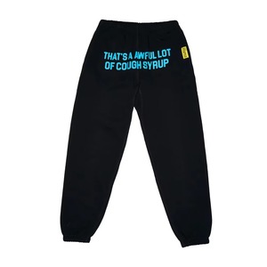 Pantalon de jogging cargo décontracté pour homme, imprimé, taille haute, en molleton 100% coton, séchage rapide THAT'S A AWFUL LOT OF COUGH SYRUP - Product Image 5