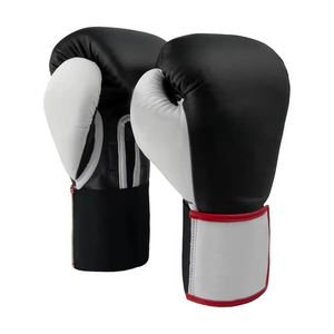 Guantes de Boxeo Profesionales en Oferta, Precio de Fábrica, Guantes de Entrenamiento de PU con Logotipo Personalizado y Vendas para las Manos, para Hombre - Product Image 1