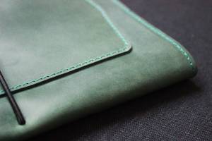 Porte-carnet pliable en cuir de luxe fait main avec protection, couverture de journal rechargeable, étui d'écriture, organiseur NBC-0075 - Product Image 3