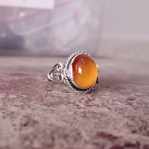 Anillo Boho de Cornalina en Plata 925, Joyería Artesanal con Piedras Preciosas, Regalo Único para Mujer - Product Image 4