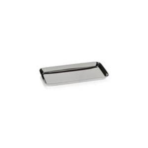 Bandeja de Servicio Decorativa de Acero Inoxidable, Vajilla Contemporánea para Mesa de Comedor, Duradera, para Presentación de Alimentos, para Hoteles, Restaurantes y Hogares - Product Image 1