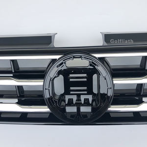 Calandre avant noire mate avec écran de Protection contre les insectes filet en maille nouvelle condition pour <span class=keywords><strong>Volkswagen</strong></span> pour Tiguan L R Line ABS voiture Gri - Product Image 4