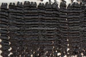 Extensiones de cabello humano vietnamita ondulado del océano profundo de calidad Remy enredos y desprendimiento gratis - Product Image 5