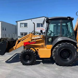 Factory Price Case Backhoe Loader Hydraulic Backhoe <b>Machine</b> for Road Construction Farming and Trenching with Strong Power System - Product Image 1