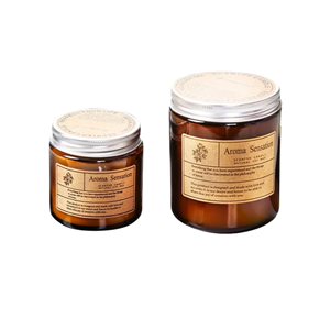 Bougie de massage en cire de soja British Pear & Fressia 200g aromathérapie naturelle parfumée aux huiles essentielles - Product Image 2