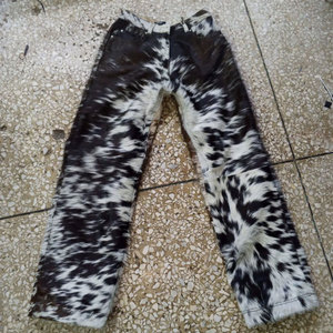 New Fashion Style High Waist Heavyweight High Quality Cowhide <b>Leather</b> <b>Pants</b> Top Seller Adults Size Straight Leg for Sale - Product Image 1