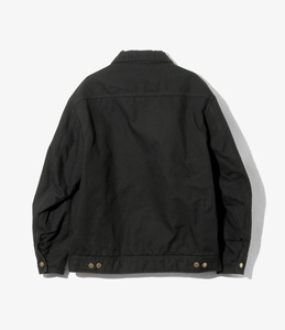 Custom 100% Winter Heavy <b>Canvas</b> Worker <b>Jacket</b> Mens Streetwear Hooded Cotton <b>Canvas</b> <b>Work</b> <b>Jacket</b> - Product Image 2