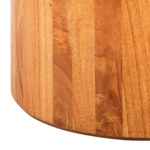 Modern Round Pedestal Coffee <b>Table</b> with <b>Solid</b> <b>Wood</b> Base and Marble <b>Top</b> Luxury Living Room Center <b>Table</b> for Home Hotel Office - Product Image 3