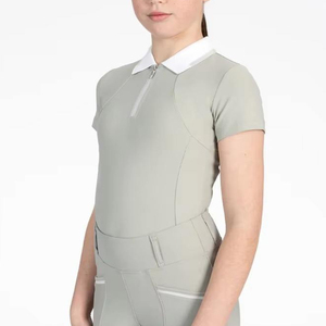 Camisetas de Polo Ecuestres de Manga Corta para Competición, Nueva Llegada, Ropa de Equitación, Camisetas para Mujer - Product Image 4