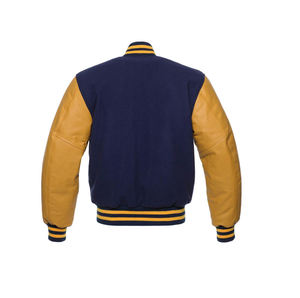 Nueva colección de chaquetas varsity de diseño moderno para hombre, chaqueta varsity hecha de lana y cuero para hombre - Product Image 3