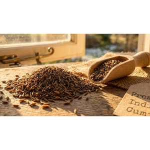 Semillas de Comino Indio Orgánico Premium, Jeera de Gujarat Entera, con Fuerte Sabor Aromático, Sin GMO, Especia Natural - Product Image 1