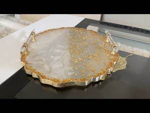 Plateau de rangement en résine - Moderne, pliable et détachable, compatible lave-vaisselle pour la cuisine et le salon - Product Image 4