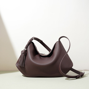 Wholesale High Quality Single <b>Strap</b> Genuine Leather Handbags Ladies <b>Shoulder</b> Bags Crossbody Women Tote Bag. - Product Image 4