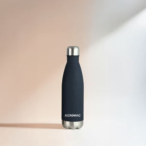 Matte Navy Blue Stainless Steel Water Bottle Vacuum Insulated Leak Proof Flask Cola Shape Metal <b>Drinkware</b> Travel Fitness - Product Image 2