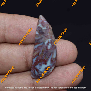 Cabujón de Jaspe con Diseño de Piel de Leopardo de Calidad AAA+, para Joyería, Venta al Por Mayor, Forma Elegante, FAIJAN GEMS, Origen Rajasthan - Product Image 2