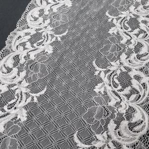 Cinta Elástica de Encaje Floral Vintage de 24 cm, Encaje Elástico de Nailon y Spandex para Lencería, Vestidos y Prendas de Vestir - Product Image 2
