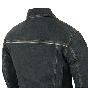 Custom High Quality Vintage Denim Jacket Washed Cotton Jeans <b>Slim</b> Fit with Button Decoration for Winter Casual Style Autumn Wear - Product Image 6