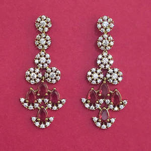 Exportador de Joyería Artesanal de la India, Kanhai Jewels, Amuleto de Latón con Circonita, Baño Mehndi, Diseño Clásico para Aniversario de Mujer 444131 - Product Image 6