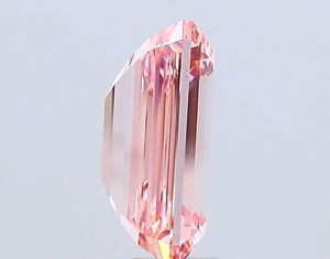 Diamante Cultivado en Laboratorio, Corte Radiante, Claridad VVS-VS, Color Rosa Intenso, Certificado IGI, para Joyería, Anillo de Compromiso - Product Image 3