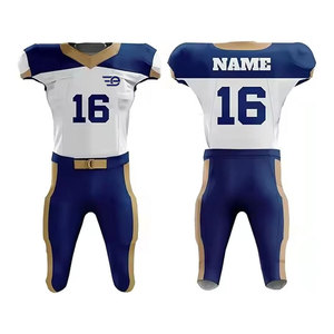 Tenue d'entraînement légère pour joueur de football américain, uniforme d'équipe à manches courtes pour hommes - Product Image 1