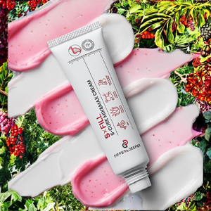 Crème de traitement de l'acné Differ&Deeper S Cure Mix&Max, crème apaisante pour peaux sensibles et soulagement des rougeurs, emballage en tube et en boîte - Product Image 1