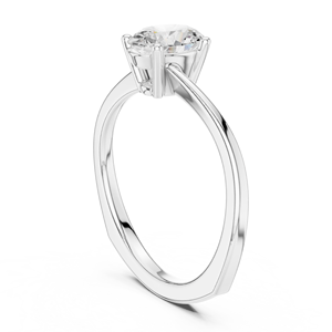 Coamos 10K แหวนหนักทองเพชรโมอิสสำหรับของขวัญครบรอบแต่งงาน - Product Image 4