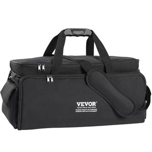 1200D Oxford tessuto DJ cavo di File Bag 9 divisori Gig Bag 4.92 ft imbottito con tracolla in plastica con supporto inferiore 23.6 strumento musicale - Product Image 1