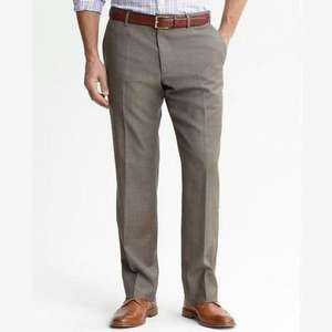 Nouveau pantalon habillé slim à rayures pour homme – Formel, décontracté, de bureau – Coupe ajustée, design élégant en tissu – OEM ODM - Product Image 3