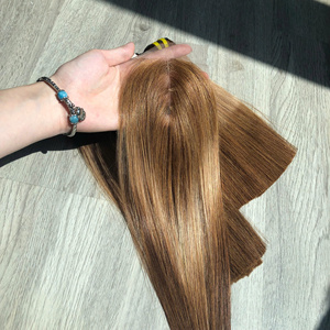 ผมต่อสีดำธรรมชาติสีกาแฟนมสามโทนที่เป็นเอกลักษณ์ - Product Image 6