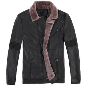 Chaqueta de piel de cocodrilo con estilo para hombre, chaqueta de cuero al por mayor, chaqueta de cuero genuino a medida para hombre, chaqueta de cuero con cuello alto. - Product Image 2