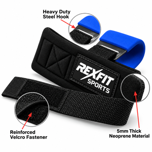 Crochets de levage professionnels pour l'entraînement au soulevé de terre, pour l'entraînement physique et les séances de traction intensives, équipement de gym en gros, fournisseur OEM pour salles de sport - Product Image 6