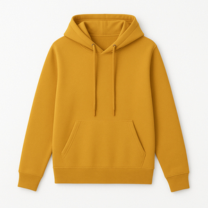 Sudadera con Capucha Personalizada al por Mayor, Unisex, de Felpa Gruesa, 400 GSM, Mezcla de Poliéster y Algodón, Lisa, para Invierno - Product Image 1