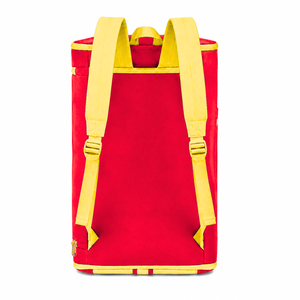 Sac fourre-tout personnalisé NSPDK Sorority, rouge et or, logo brodé, usage quotidien, grande capacité, sac de sport en nylon et polyester - Product Image 4