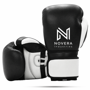 Gants de boxe en cuir sur mesure - Respirants, durables, imperméables, couleurs et logos personnalisés NOVERA INDUSTRIES - Product Image 1