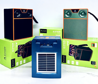 AI-07SUN Enceinte portable solaire avec radio FM, mini-boîte à son, lecture de carte TF et USB, radio d'urgence extérieure, OEM
