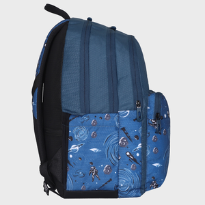 Sac à dos scolaire imperméable Arctic Fox Galaxy, grande capacité, sangles rétractables détachables, denim foncé - Product Image 2