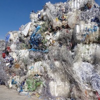 FILM PLASTIK BOPP (PP - POLYPROPYLENE), (WARNA CAMPUR) BAL dan GULUNG SAMPAH LIMBAH untuk DAUR ULANG.