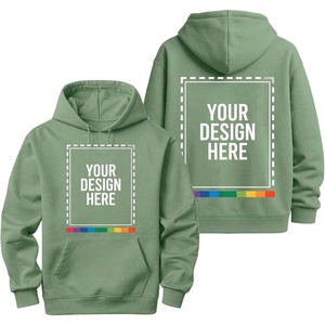 Vente en gros aux États-Unis - Sweat à capuche personnalisé pour homme - Automne - Pull en coton mélangé - Design personnalisé - Streetwear urbain - Product Image 2