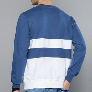 Jersey liso de algodón ajustado de calidad superior para hombre, sudadera polar, diseño de cuello redondo bordado de invierno 3D, impresión Digital personalizada - Product Image 3