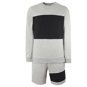 2026 Summer New Collection Mens Shorts <b>Set</b> Casual 100% Cotton <b>Knitted</b> Solid Digital Printed Breathable Summer Shorts <b>Set</b> For Men - Product Image 5