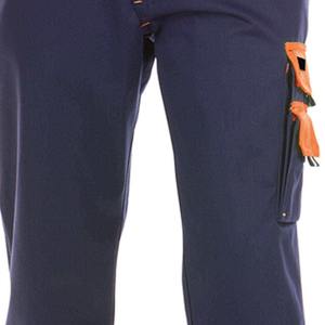 Men Women <b>Waterproof</b> Nylon Workwear Pants Utility Cargo <b>Trousers</b> Reflective Industrial Workwear Uniform Pants - Product Image 3