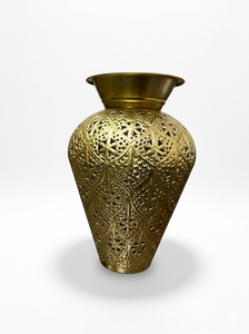 Vase à fleurs en métal poli brillant fait main, pots à fleurs décoratifs en métal artisanaux pour la décoration de fêtes, mariages et événements, vase de table - Product Image 2