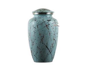Beautifully Sky Blue Shades Handcrafted <b>Large</b> Urn for Human Ashes Adult - Beautiful <b>Memorial</b> Cremation Urns - Adult Ashes <b>Box</b> - Product Image 1