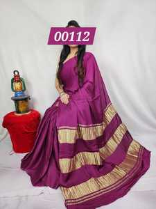 Sari Tradicional Indio de Seda Bandhani para Mujer, Teñido a Mano, Tejido Étnico Suave, para Fiestas, Bodas, Diwali y Eventos Festivos - Product Image 2